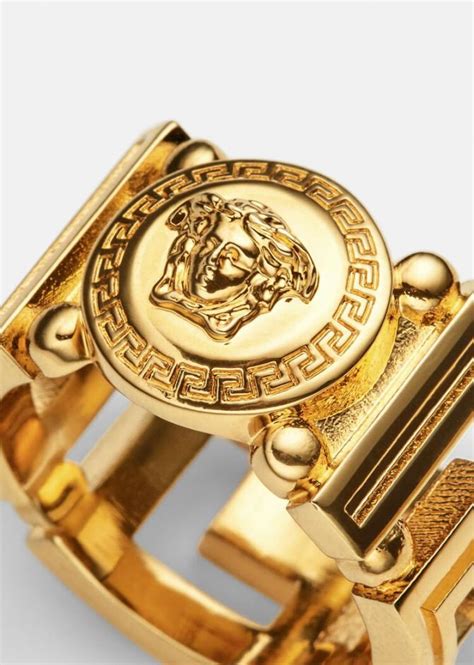 greca versace ring|Versace chain women.